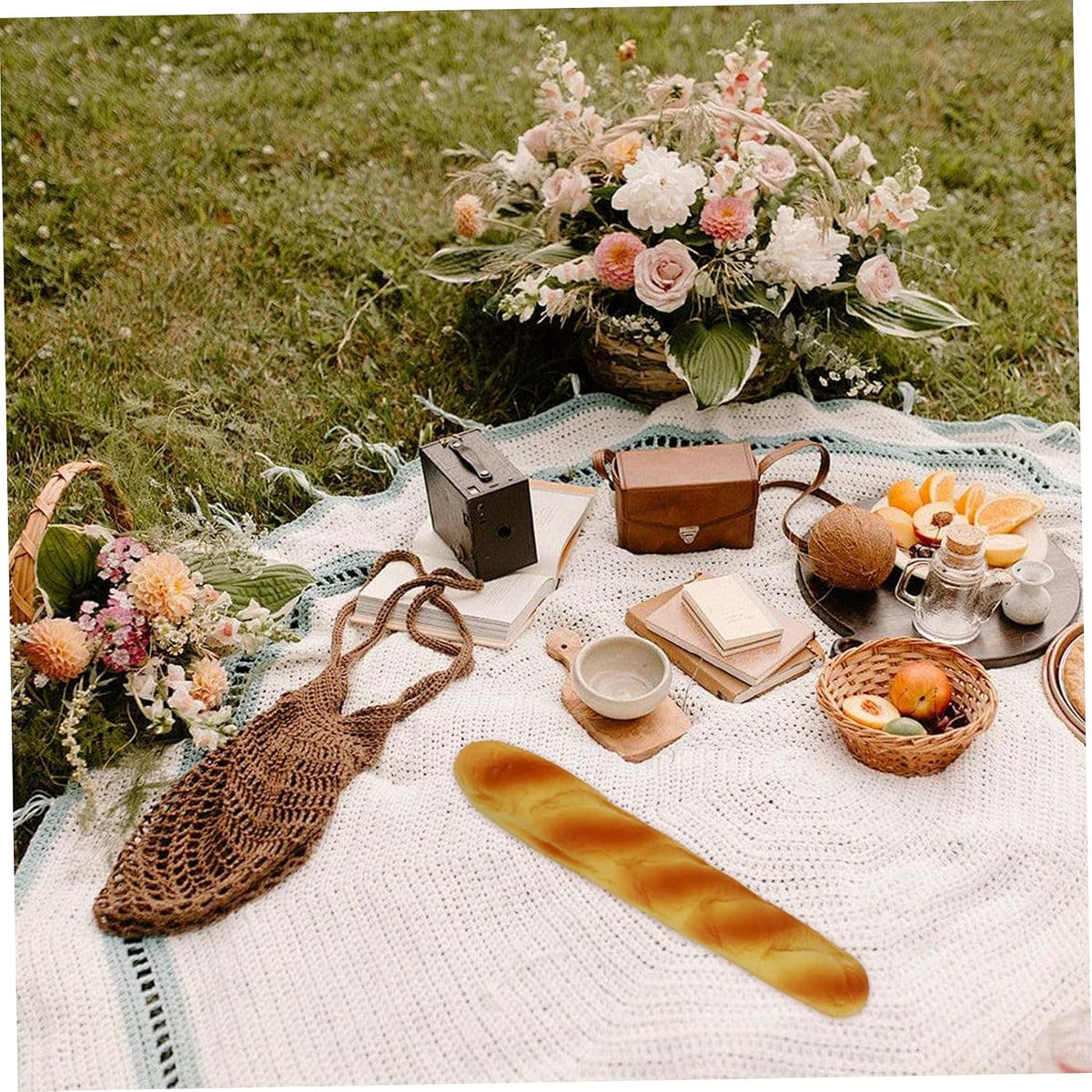 HDBHSBE 2PCS 13.8x2.4in French Bread Bread, PU Realistic Long Artificial, Bake for Display, Photography Props, Bakery