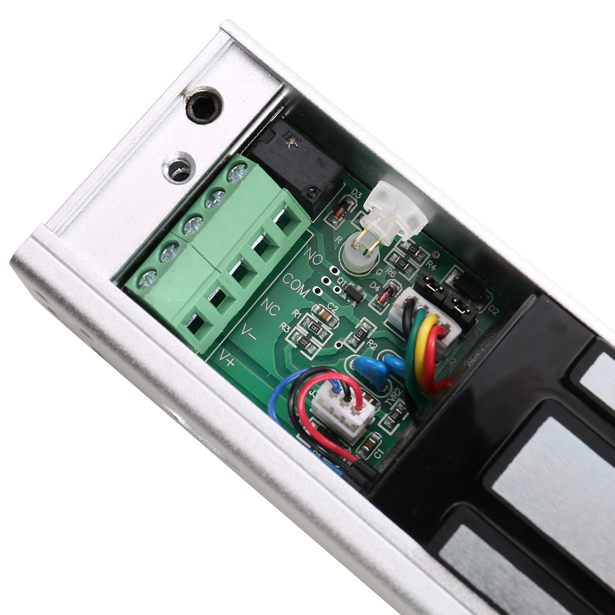 UHPPOTE 600Lb Holding Force Electric Magnetic Lock Including ZL Mount Bracket for Inswinging Door
