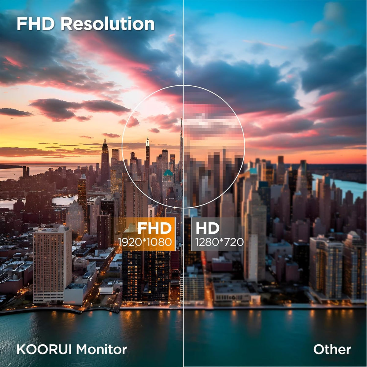 KOORUI 27 Inch Curved Monitor FHD 1080P 75Hz Computer Monitors PC Screen with HDMI VGA,Tilt Adjustable,1500R, Eye Care, Black, 27N5CA