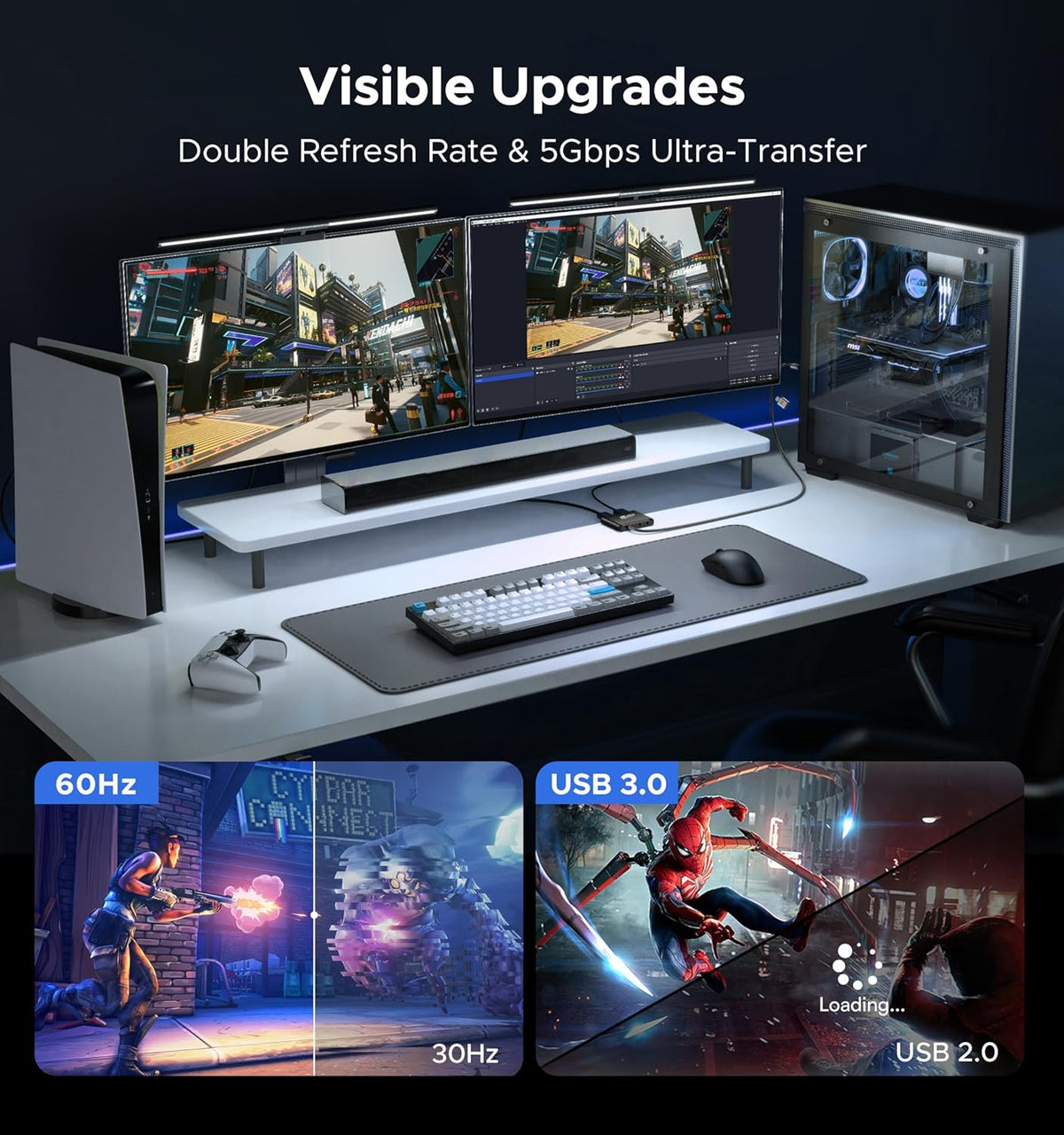 ByteWave 3.0 4K 1080P60 Switch2/PS5/Xbox/PC/OBS USB HDMI Capture Card, [Metalshell, Loop Out, No Latency] Full HD HDMI
