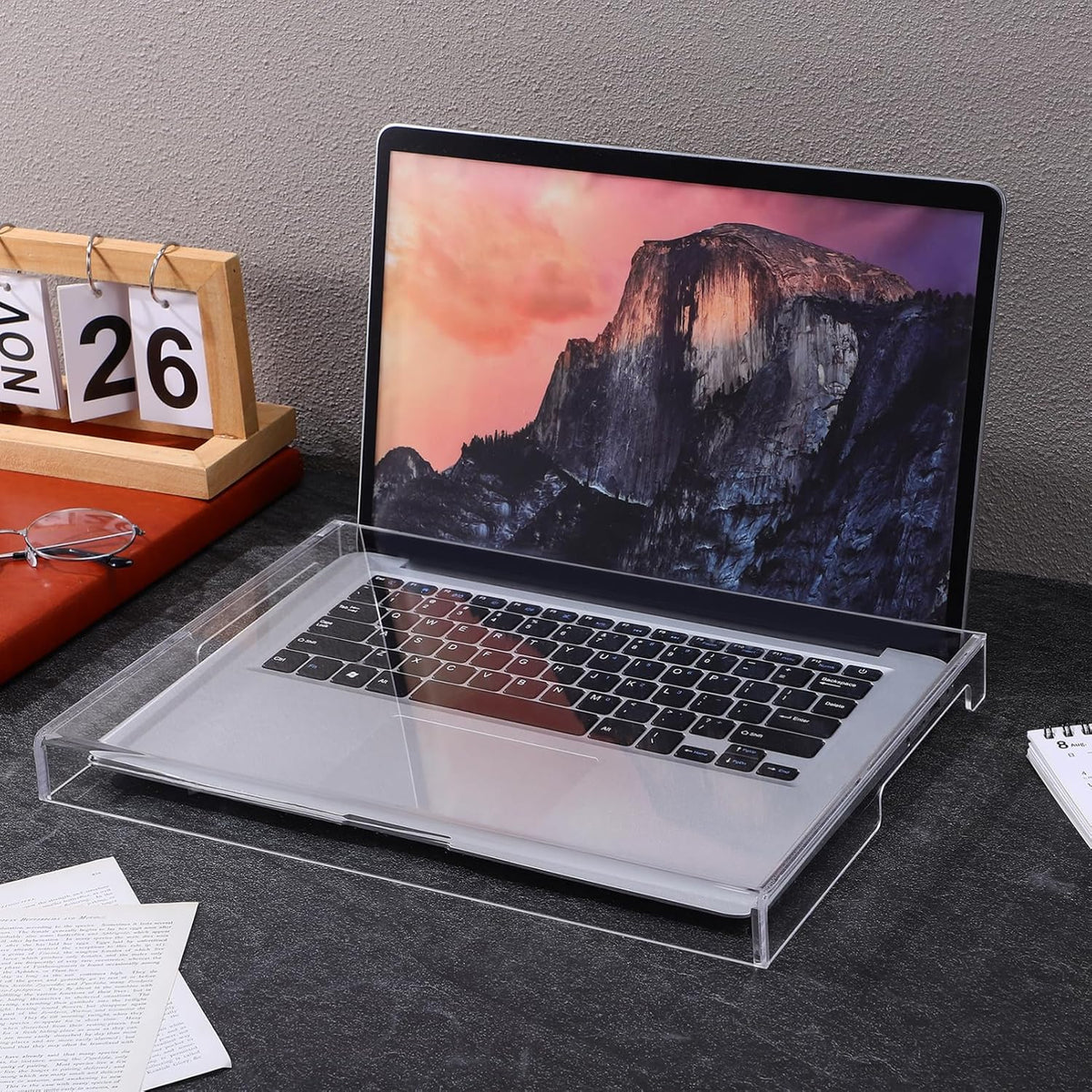 TOYANDONA Acrylic Keyboard Protector Protective Cover Transparent Laptop Protector Versatile Keyboard Cover for Desktop and Laptop Durable and Easy to Clean
