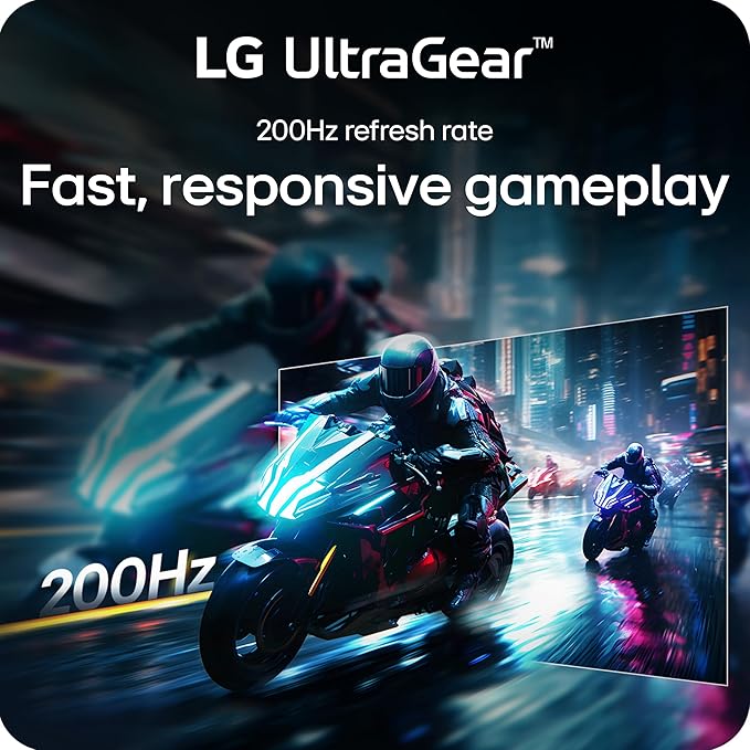 LG 27G610A-B 27-inch Ultragear QHD (2560 x 1440) IPS Gaming Monitor 200Hz 1ms AMD FreeSync Premium VESA DisplayHDR 400 HDMI DisplayPort Tilt/Height/Swivel/Pivot Stand Black