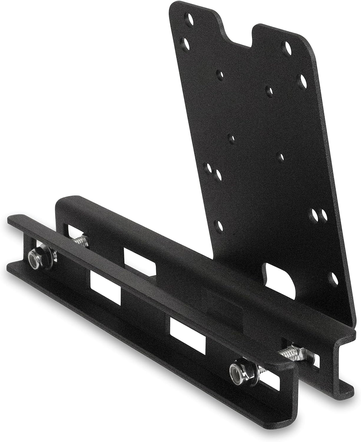 ARKON 2-Post 4-Hole 75 Mounts Taxi Headrest Mount for Tablet, Mobile Printer, or Payment Terminal, Heavy Duty Metal