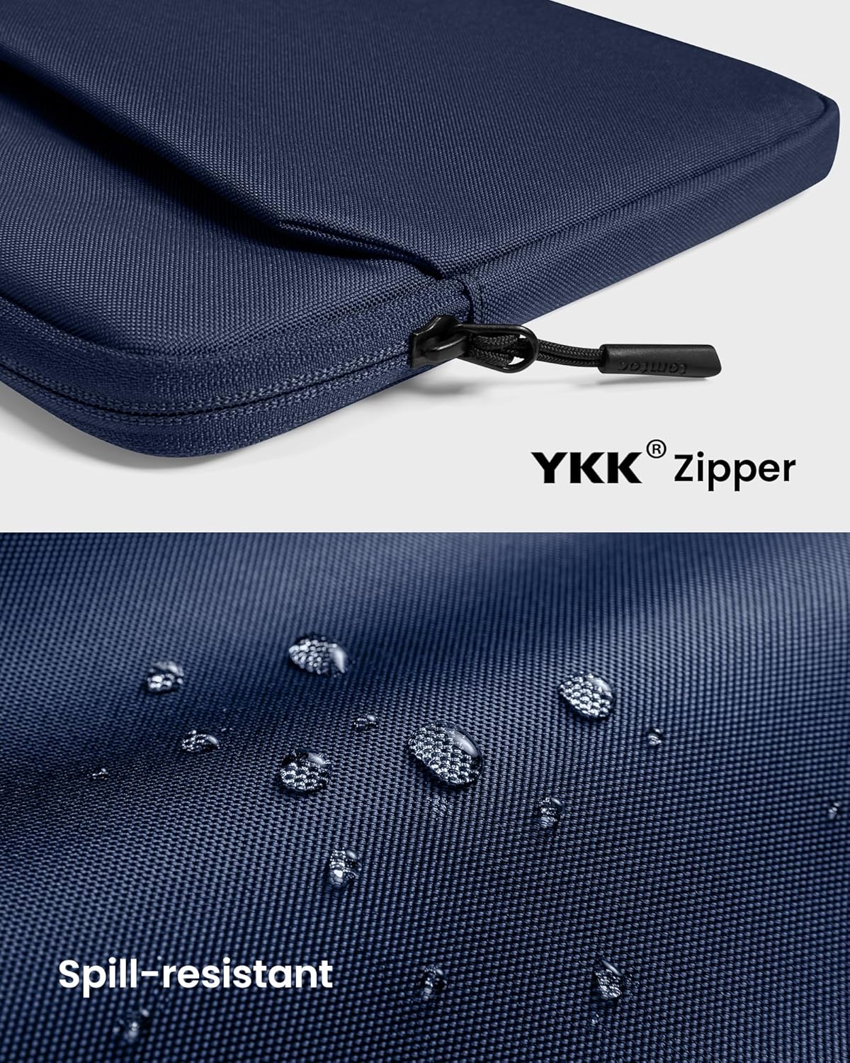 tomtoc Slim Laptop Sleeve for 14-inch MacBook Pro M4/M3/M2/M1 Pro/Max 2024-2021, Water-Resistant Protective Case for 13.8 Inch Surface Laptop AI PC, Accessory Bag