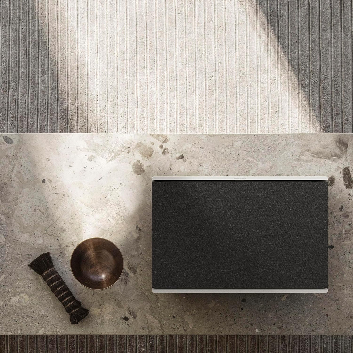 Bang & Olufsen Beosound Level Portable Wi-Fi Multiroom Speaker, Natural Aluminum/Dark Grey