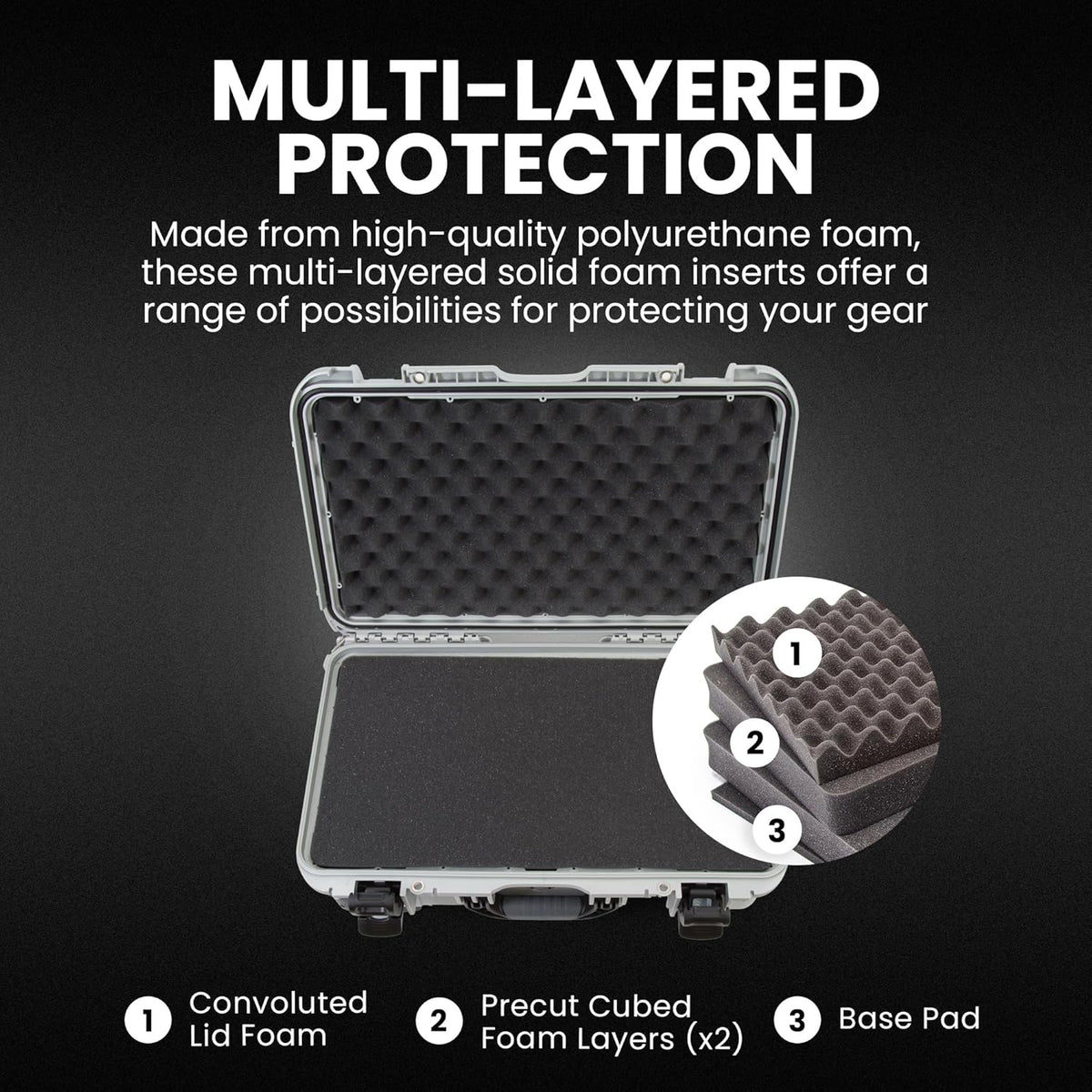 NANUK Wheeled Series 935 Lightweight NK-7 Resin Waterproof Protective Case